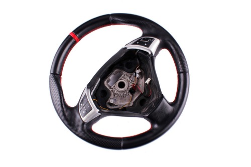 Volante copertura con - volante, pelle