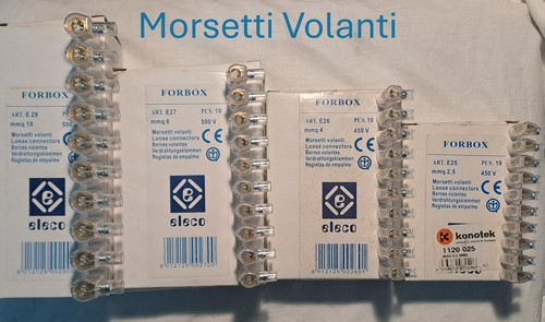 Morsetti volanti cappellotti - volanti,